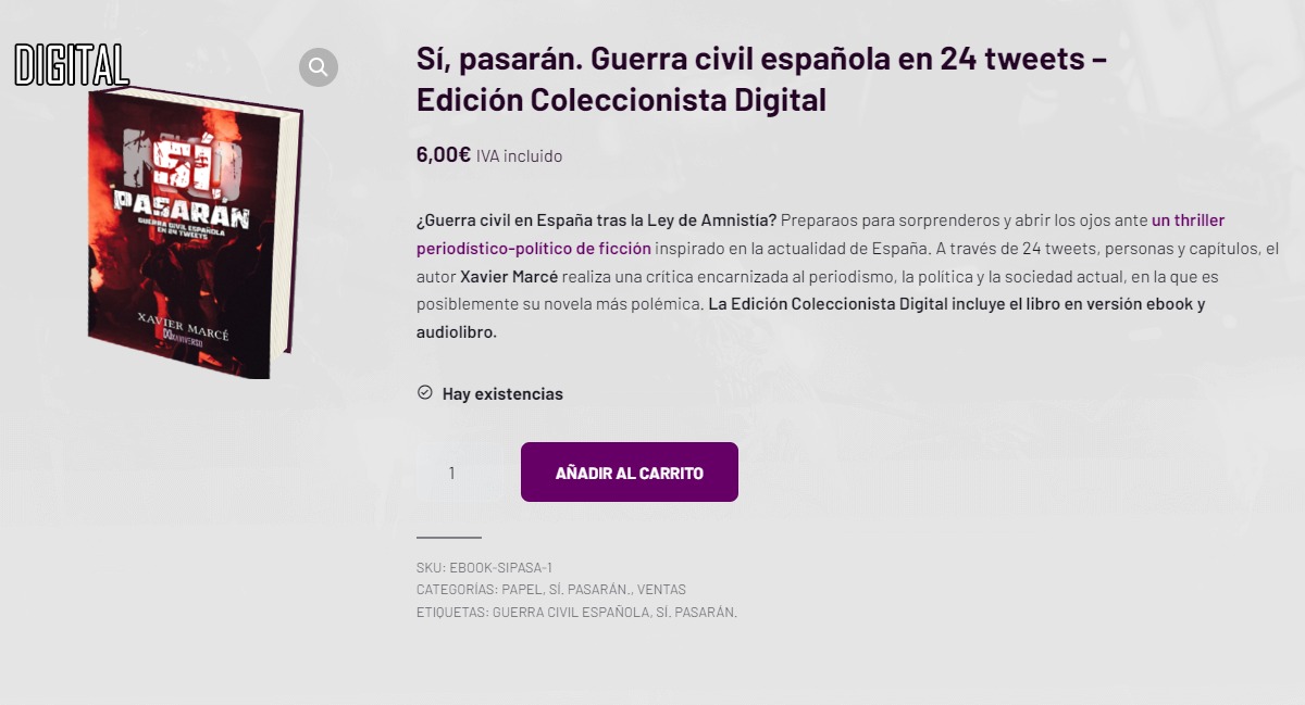 Edición Coleccionista Digital de Sí pasarán